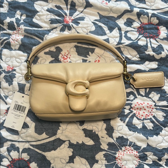 Coach Handbags - Coach Pillow Tabby 18 Ivory